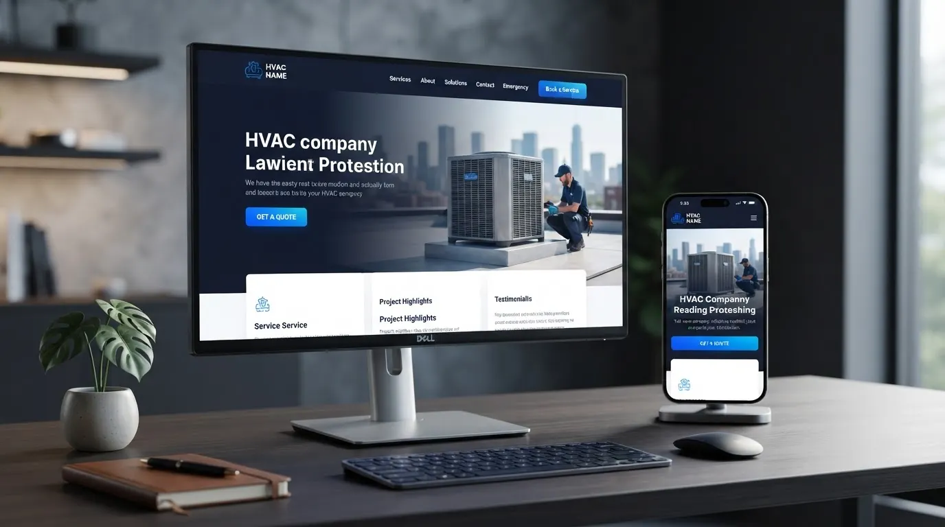 Summit HVAC website homepage